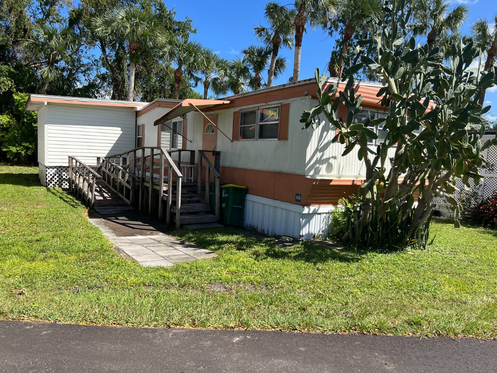 This affordable 55+ community on the Space Coast is located close to US-1 and I-95 and is conveniently located between Orlando, Daytona, and Melbourne. There are plenty of attractions within 1/2 hour or just enjoy the quiet serene setting. This well maintained and continually upgraded 3 bedroom, 2 bath, open concept home has a low lot rent of $750 per month and very low utility costs.  2yr. old Roof. The washer and dryer are included. The primary bedroom is a custom build out adding square footage to the home.  Don't miss this great opportunity to own your own home in Paradise.  Park approval is required prior to purchase. This is a CASH ONLY listing. Call today for a showing!