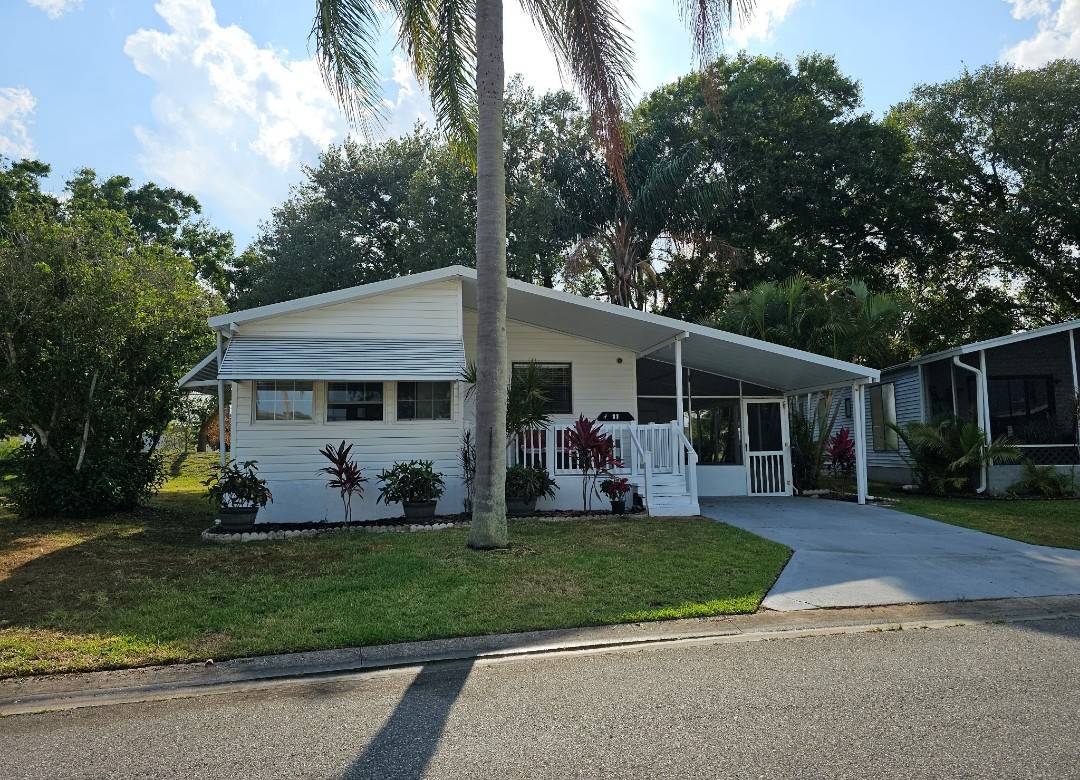 HERON CAY  Welcome to this charming home in Heron Cay. One of the most desirable 55+ communities in the western Vero Beach, Florida.  Move in ready property comes partially furnished with numerous upgrades and conveniences.  Brand new roof, Three year-old AC , vinyl plank flooring throughout  Spacious living room, opening to a screen front porch.With an additional front patio area for outdoor enjoyment. Convenient in-home laundry room, Large storage shed off the carport.  Vero Beach Is just minutes from grocery stores and shopping, Approximately 25 minutes from stunning beaches of the Florida treasure coast.  Heron Cay offers an active community lifestyle with a perfect balance of quiet residential living and convenient access to everything. Vero Beach has to offer schedule your viewing today.!