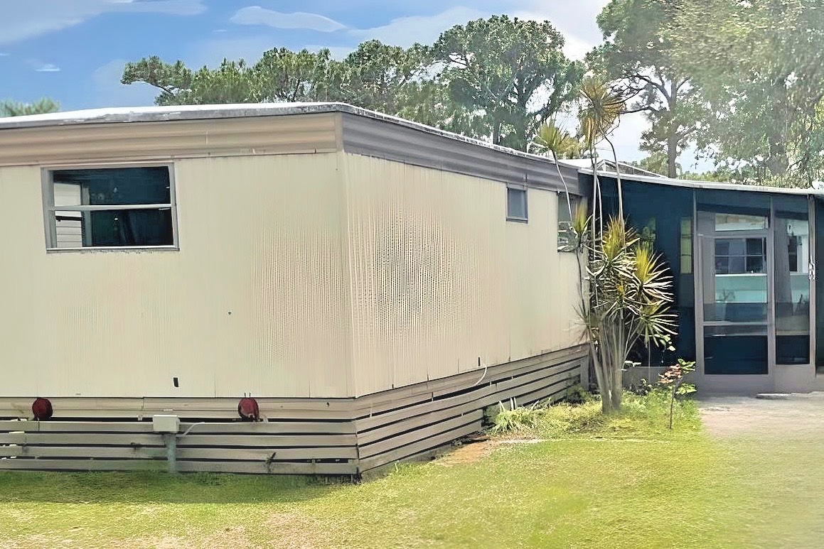 Current Owner started Renovations - New Owner can Customize and add finishing touches !!! 40+ years old to reside in this community . 745 a month Lot  rent. Pets are welcome. Amenities include , pool , Clubhouse, gym , library and , outdoor grilling area   Home features include :  two bedrooms and one-bathroom, a large screened in porch and an open floor plan that offers a seamless flow .     This home  sits on a generous sized corner  lot offering plenty of outdoor space for gardening and entertaining . The roof has been resealed. New sub flooring in sections of Home. The Bathroom is updated . .  Village Glen Mobile Home Park offers a variety of amenities to enhance your lifestyle. Take a refreshing dip in the pool or lounge by the water on sunny days. The clubhouse is a great place for social gatherings and community events, while the gym provides convenient access to stay active and healthy. For those who enjoy reading, the library offers a quiet space for relaxation.  The location of this home is ideal, with close proximity to shopping, malls, and restaurants, making errands and dining out convenient. Easy access to major highways ensures quick and easy commuting and travel. Melbourne's stunning beaches are just a short drive away, perfect for a day of sun and surf. Additionally, nearby golf courses offer leisure and recreation opportunities.  Don't miss the opportunity to make this lovely home your own in the welcoming Village Glen community. Schedule a visit today!