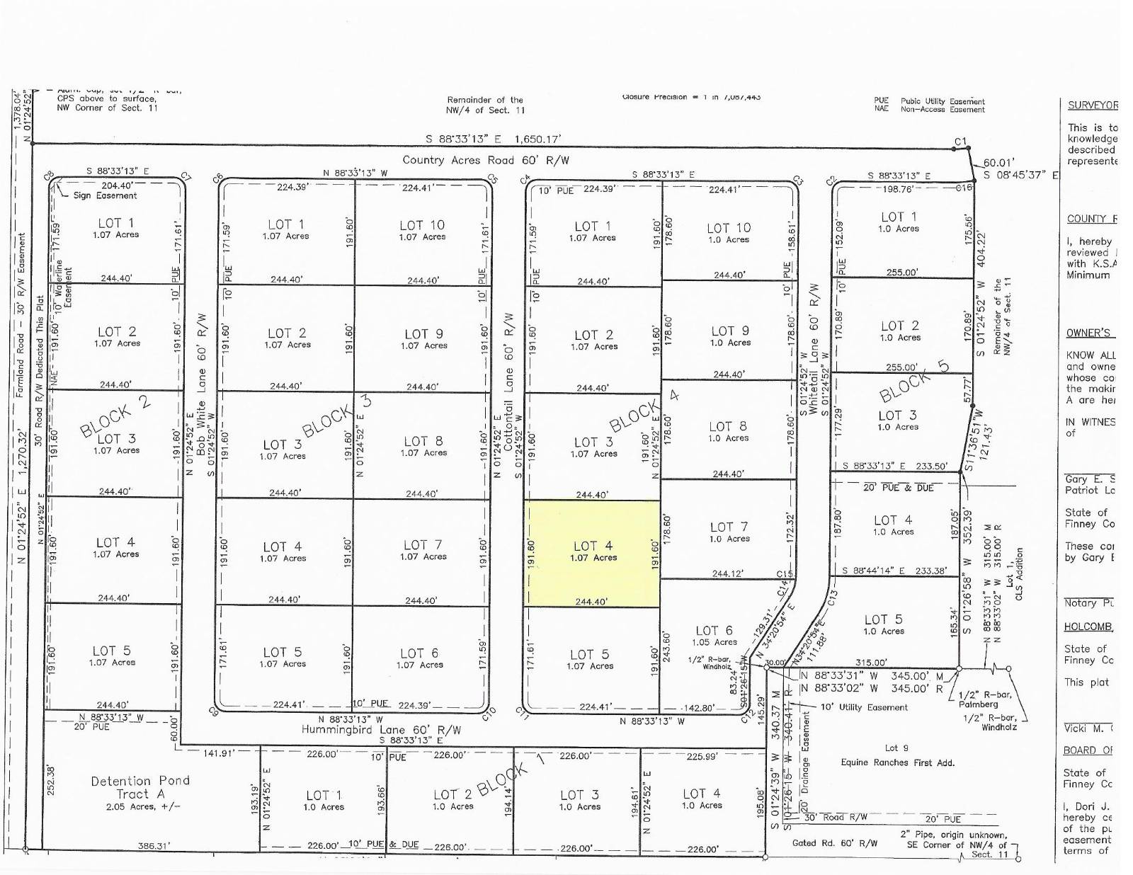 A-10; 100 Prairie View Cov