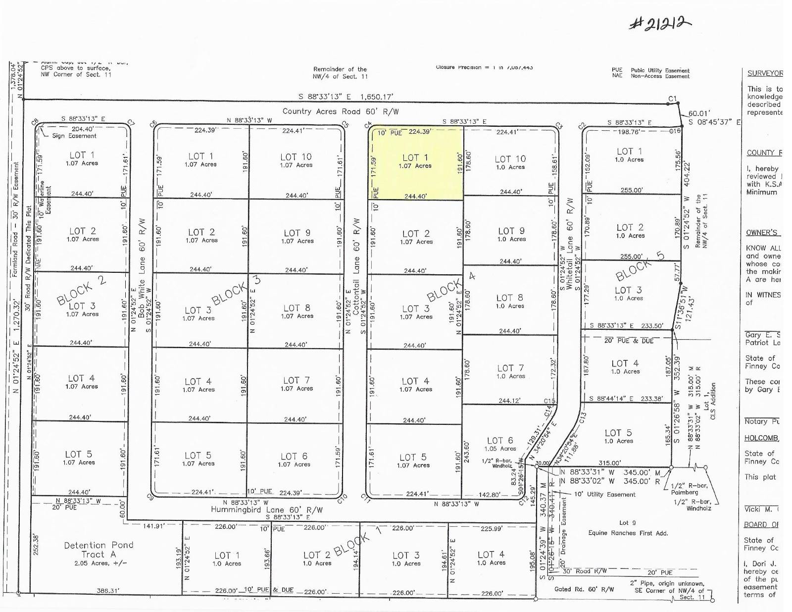 A-10; 100 Prairie View Cov
