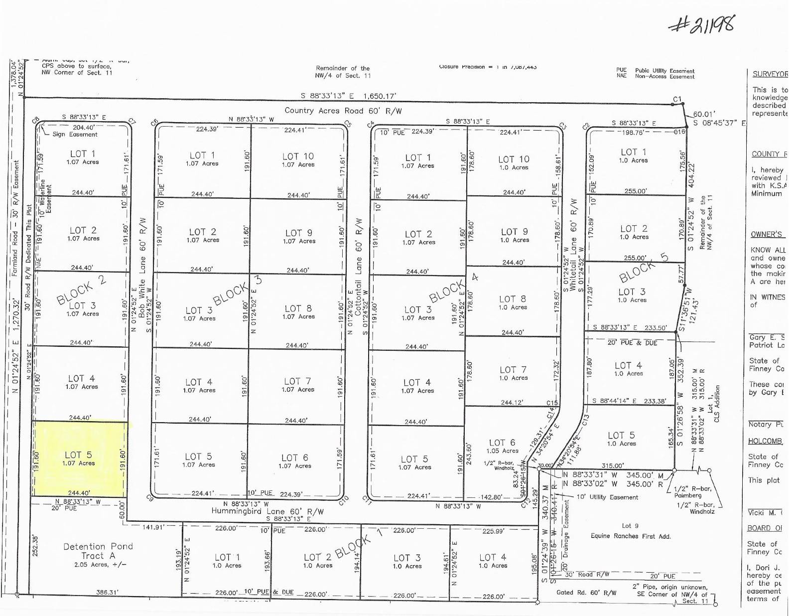 A-10; 100 Prairie View Cov