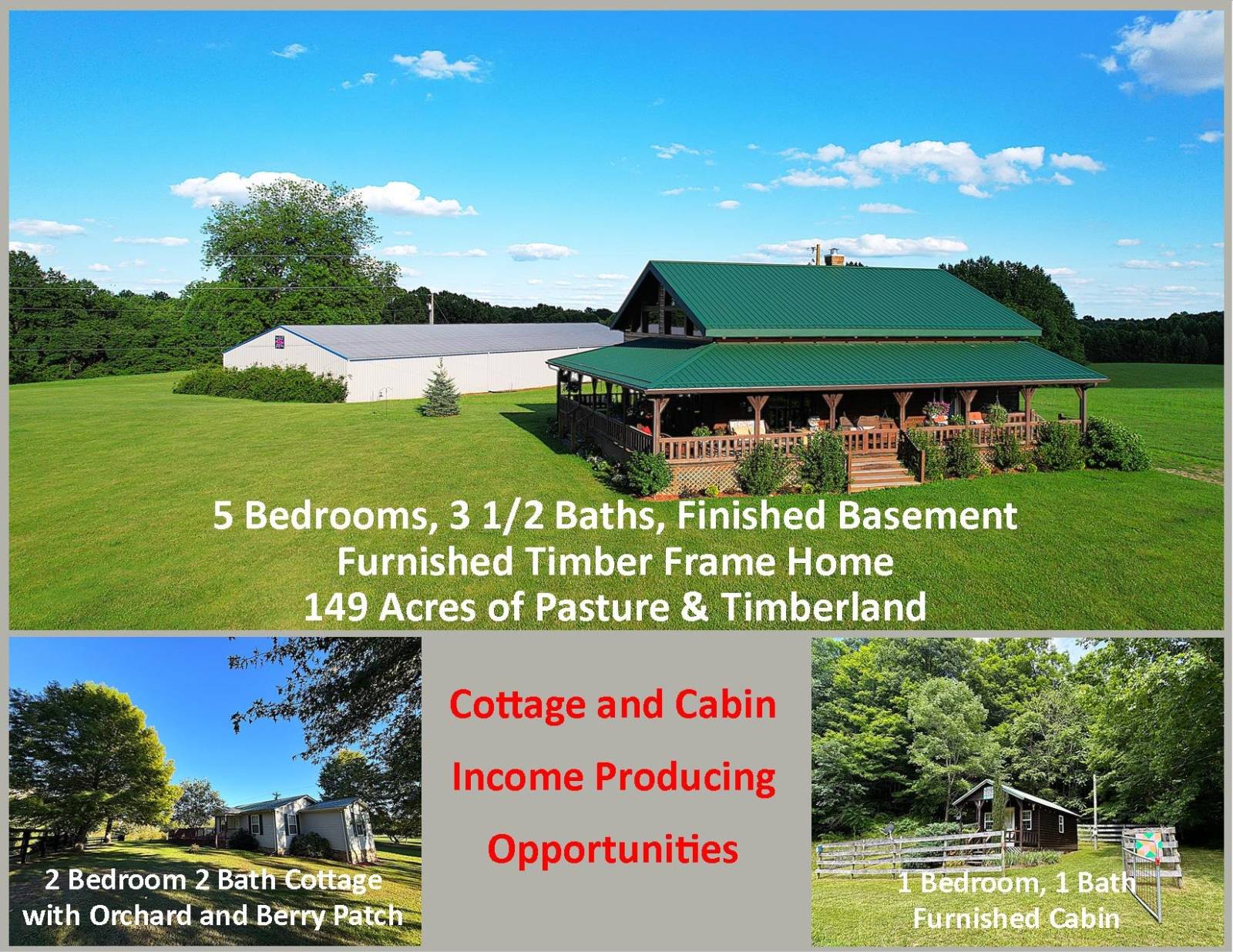 Photo 1 of 50 of farm or ranch property for sale at 11240 KY 1547, Liberty, KY 42539