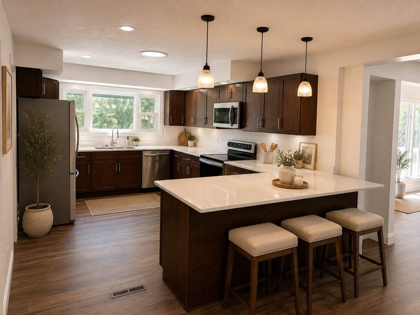 Staged Kitchen