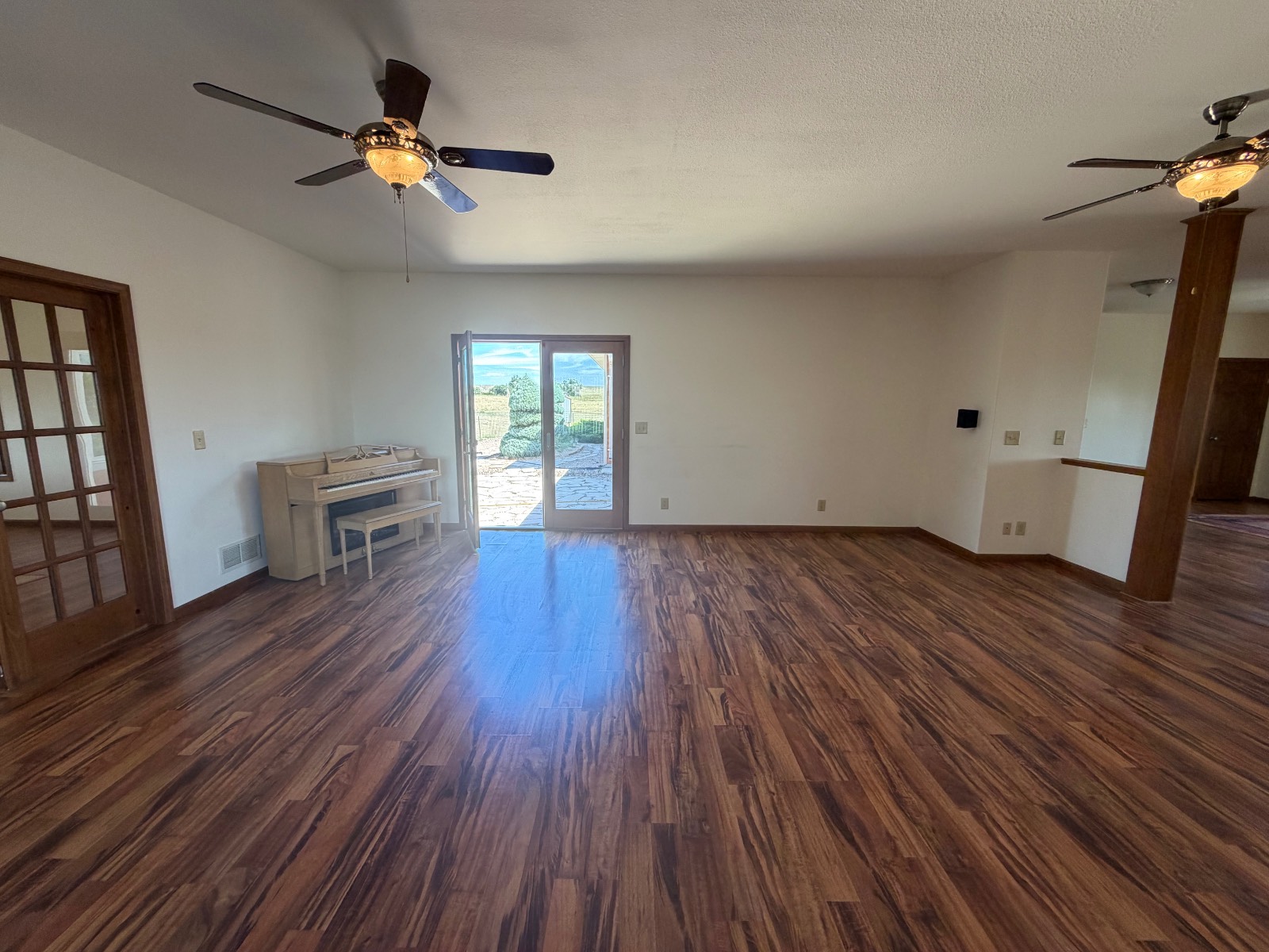 to patio from Living Area
