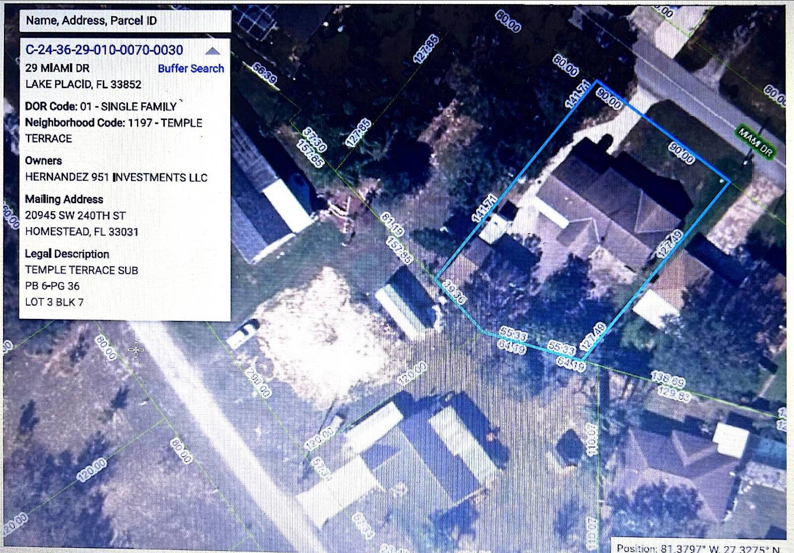 29 miami drive, Lake Placid, FL 33852