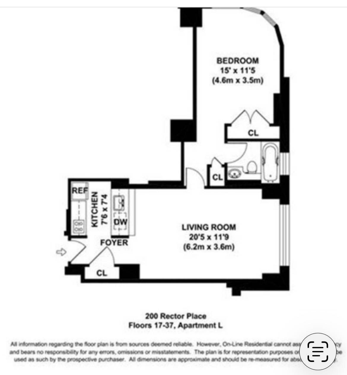 200 Rector Place, #22L