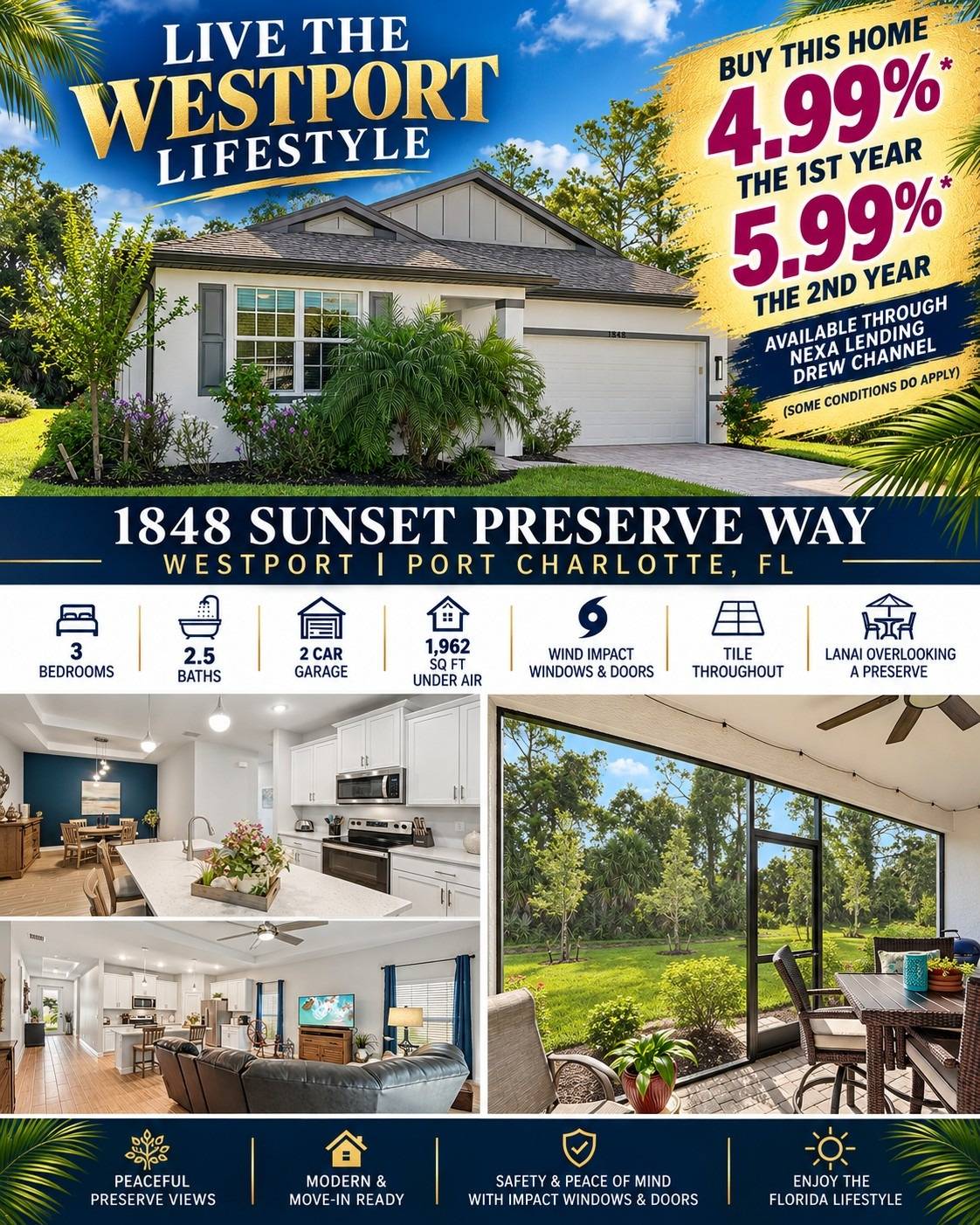 1848 Sunset Preserve Way, Port Charlotte, FL 33953