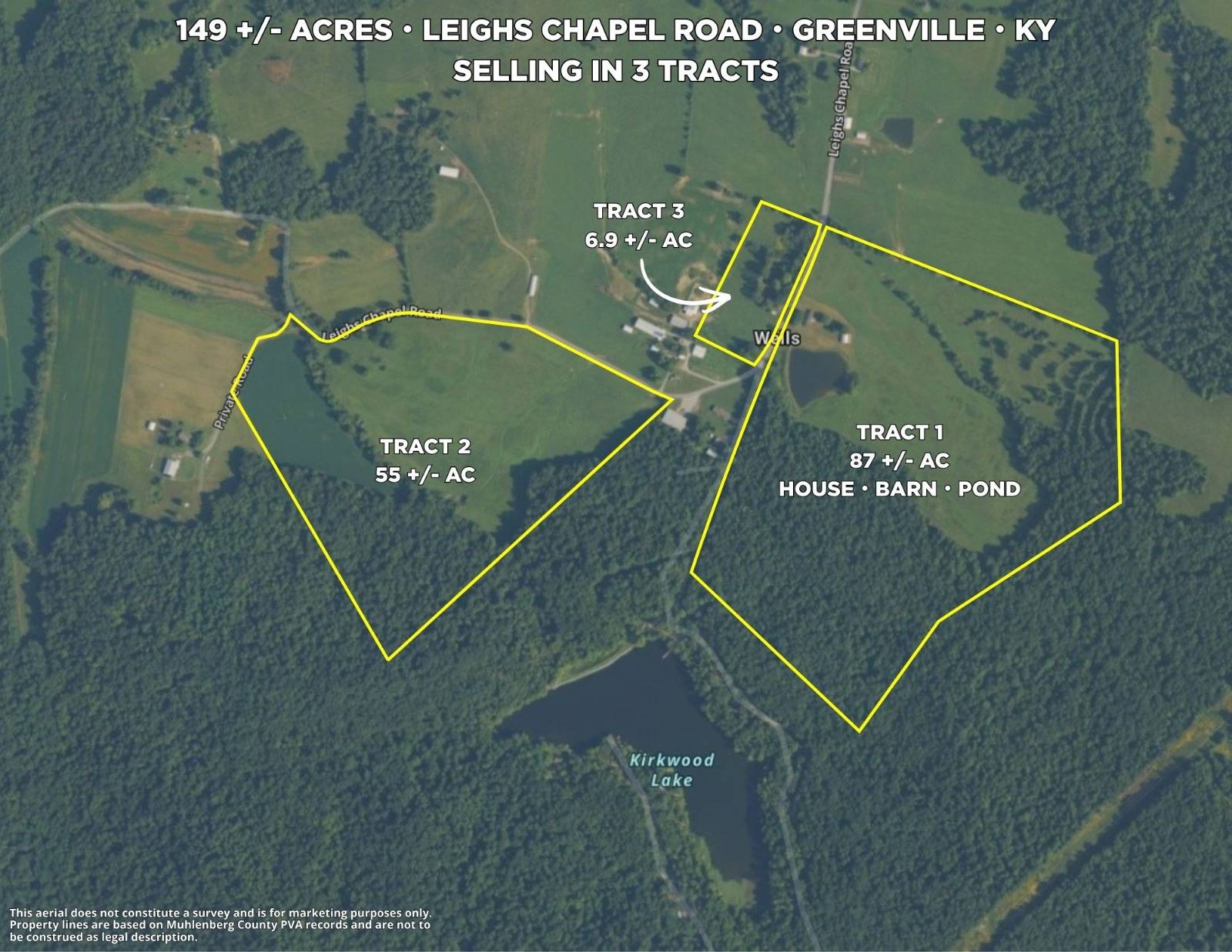 0 Leighs Chapel Road, Tract 3