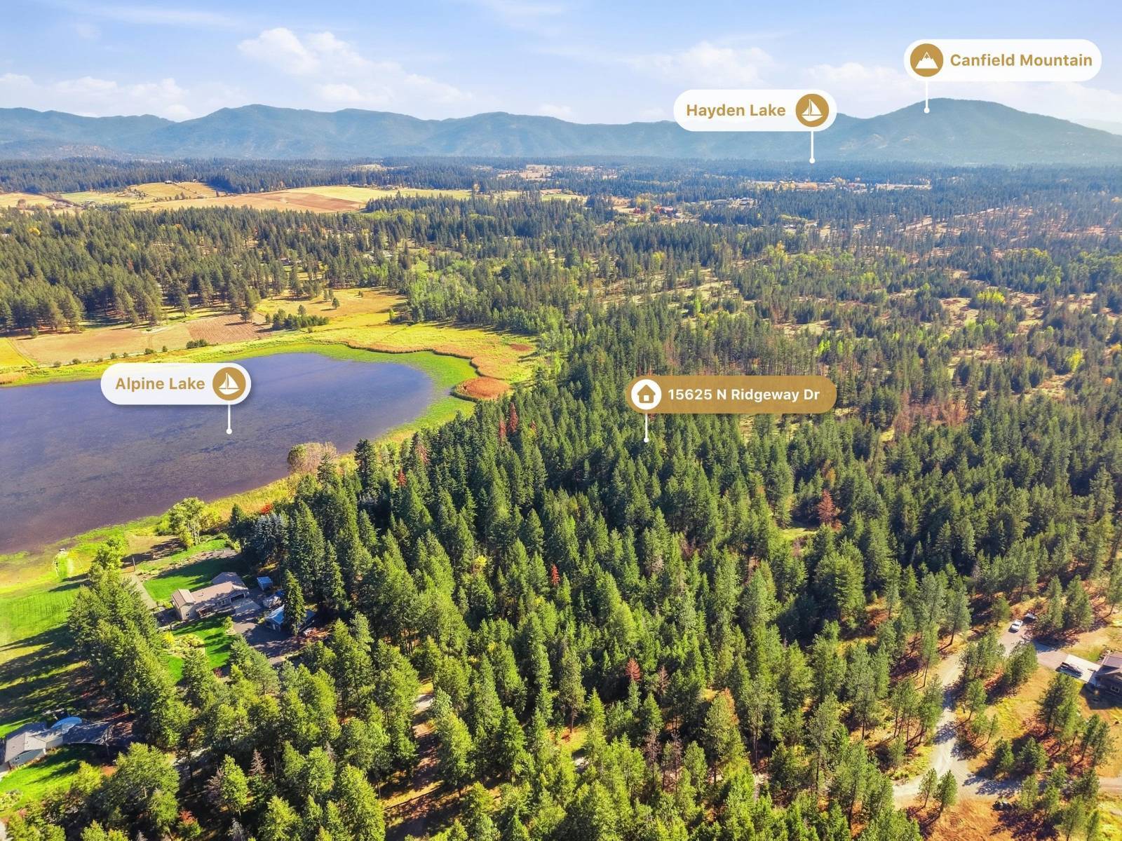 Photo 1 of 18 of land for sale at 15625 N Ridgeway Ln, Hayden Lake, ID 83835