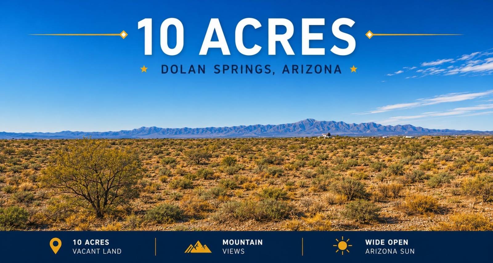 Photo 1 of 3 of land for sale at 317-19-031 Jerry rd, Dolan Springs, AZ 86441