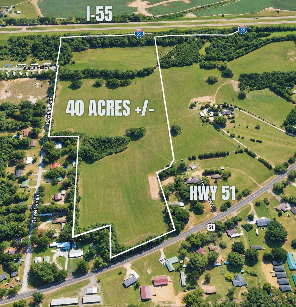 Photo 1 of 3 of land for sale at 12556 US-51 North, Grenada, MS 38901