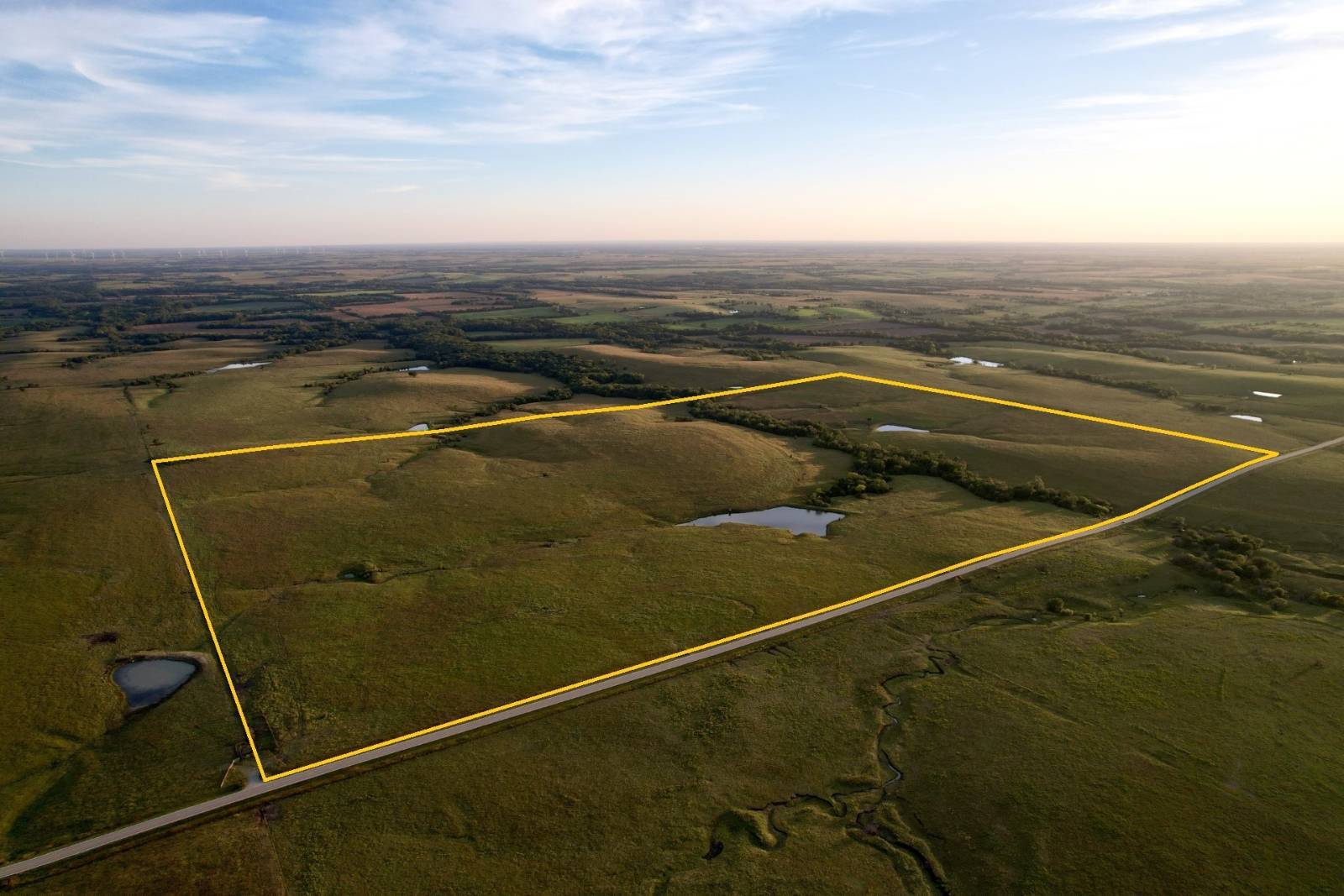 234 acres in Lyon County, KS: hunting land for sale near Admire, KS