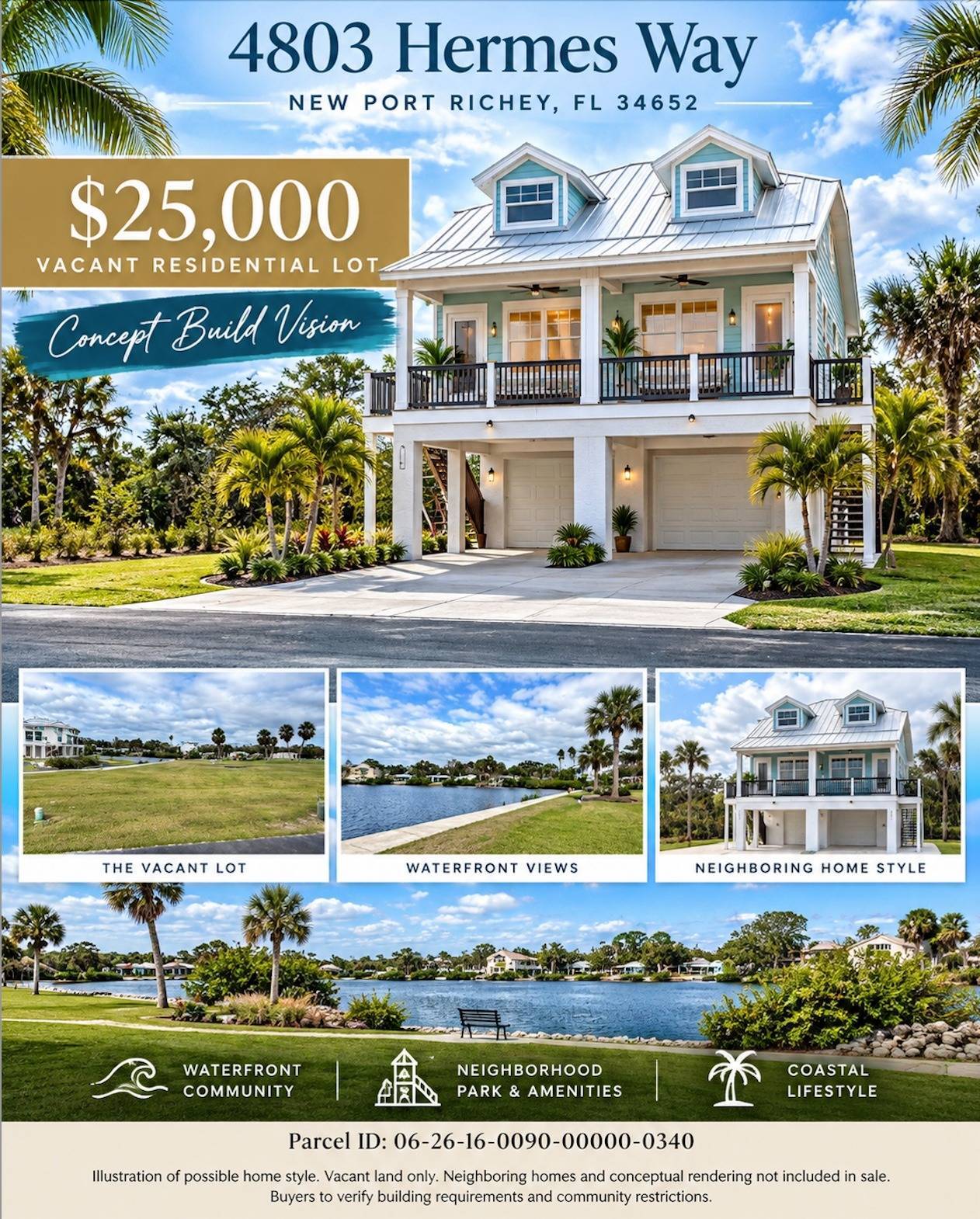 You could build this (4803 HERMES WAY #34, New Port Richey, FL 34652)